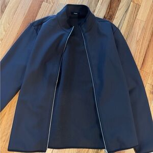 Theory Men's Black Lightweight Zip Jacket